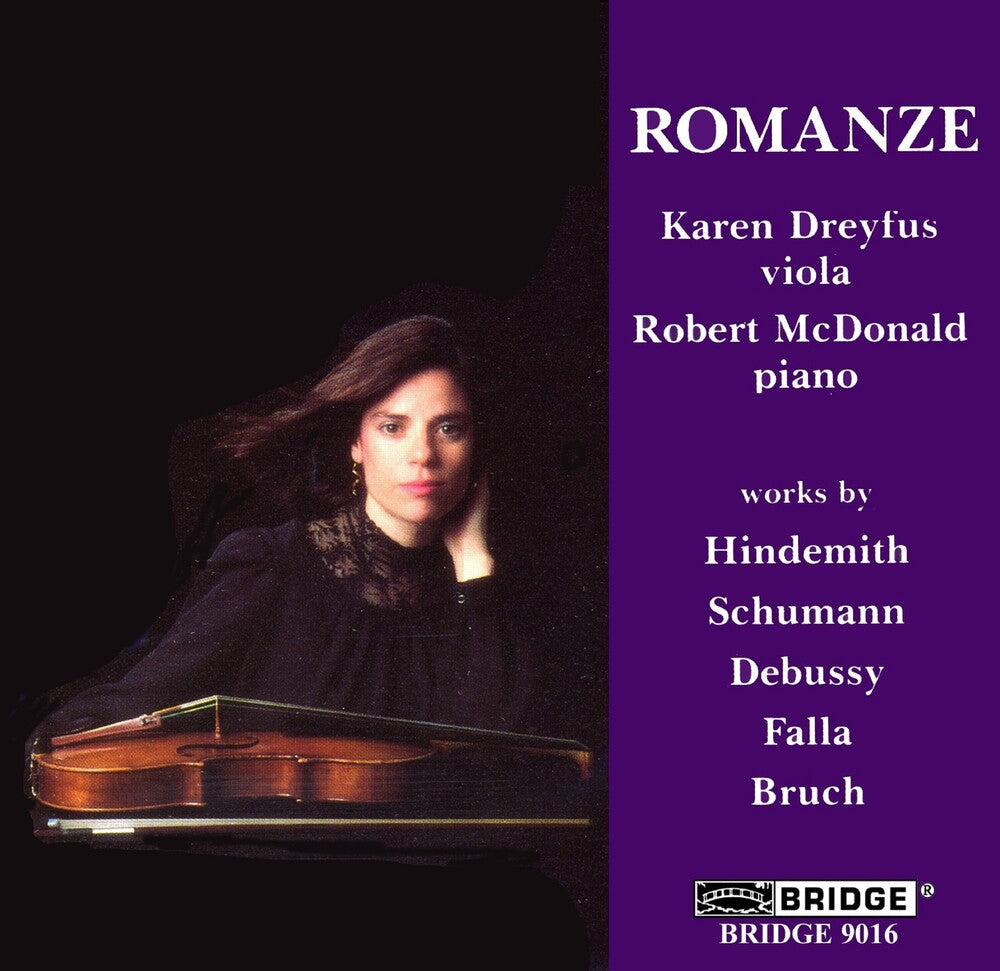 Karen Dreyfuss - Romanze - Music for Viola & Piano Music CD