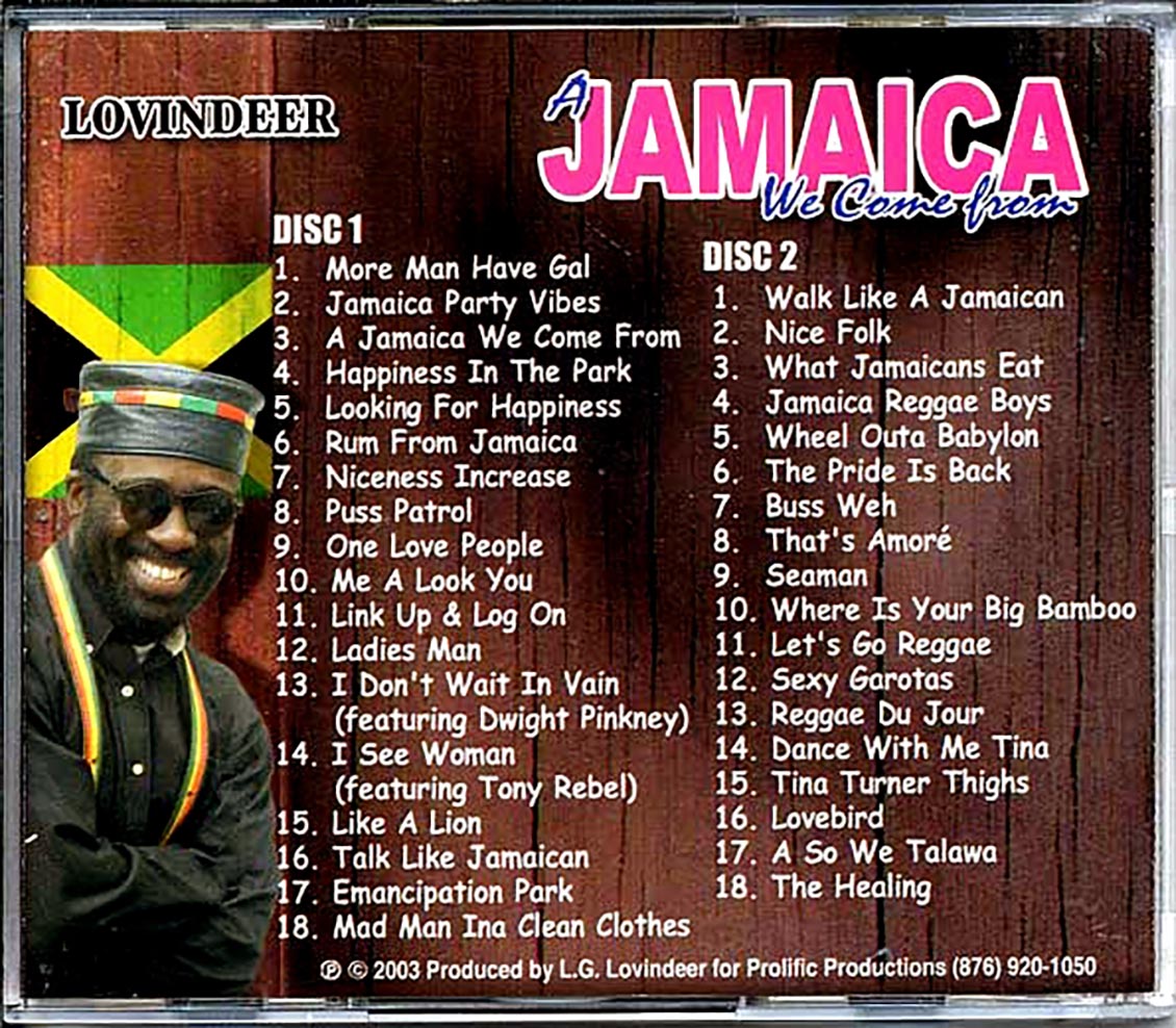 Lovindeer - A Jamaica We Come From (36 tracks) (2xCD) [New CD]
