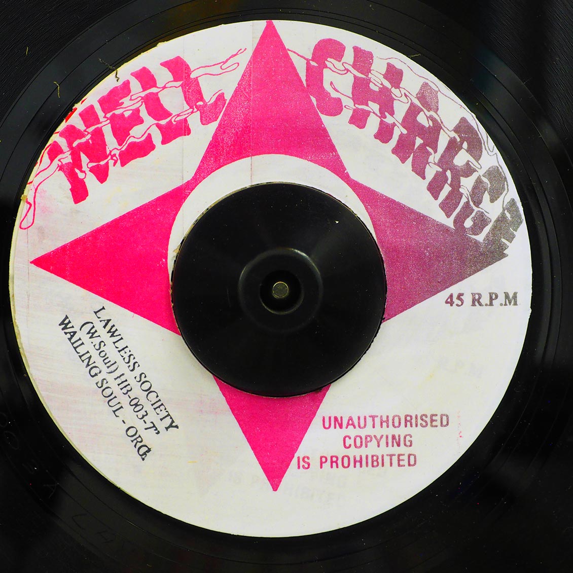 Wailing Souls - Lawless Society  /  Roots Radics - Version [New] [New Vinyl 7"]