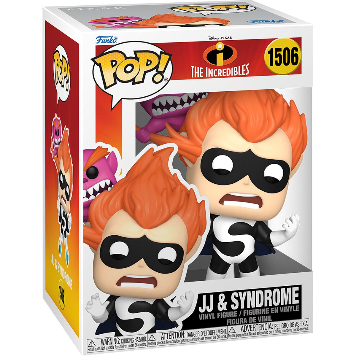 The Incredibles 20Th Anniversary Jj And Syndrome Funko Pop 1506
