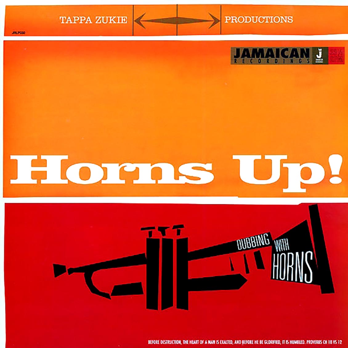 Tappa Zukie - Horns Up: Dubbing With Horns (180g) [New Vinyl Record LP]