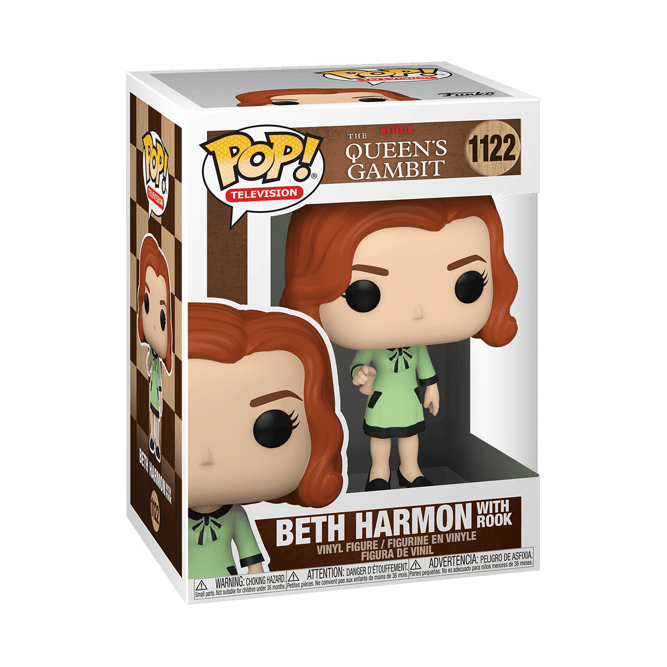 Beth Harmon With Rook #1122 Funko Pop! Television The Queen's Gambit