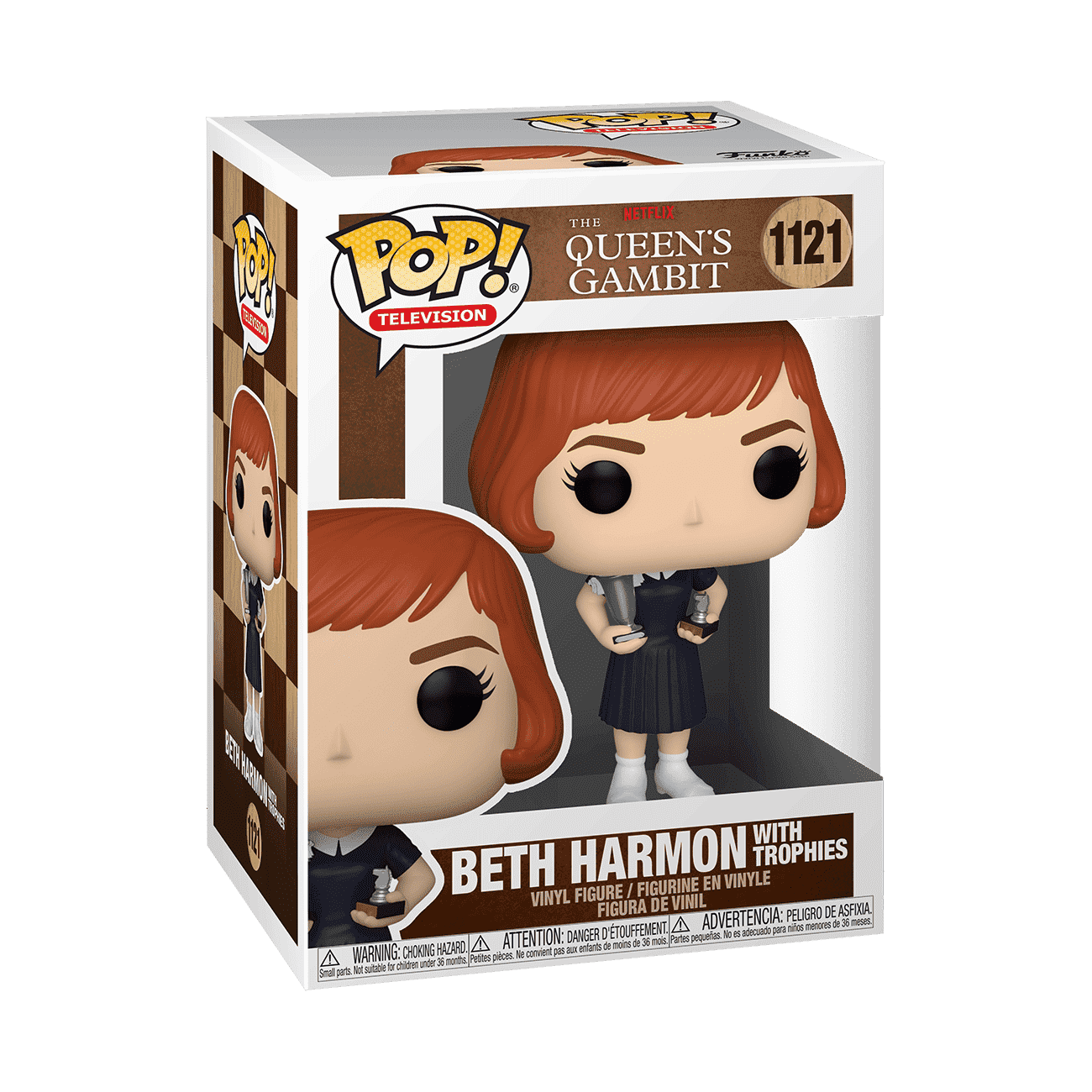 Beth Harmon With Trophies #1121 Funko Pop! Television The Queen's Gambit