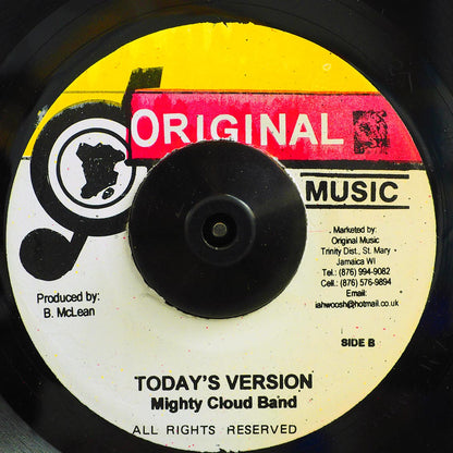 Vin Gordon - Today's Melody  /  Mighty Cloud Band - Version (rhythm: "Flabba Holt - Fly Yu Dread") [New Vinyl Record 7" Single]
