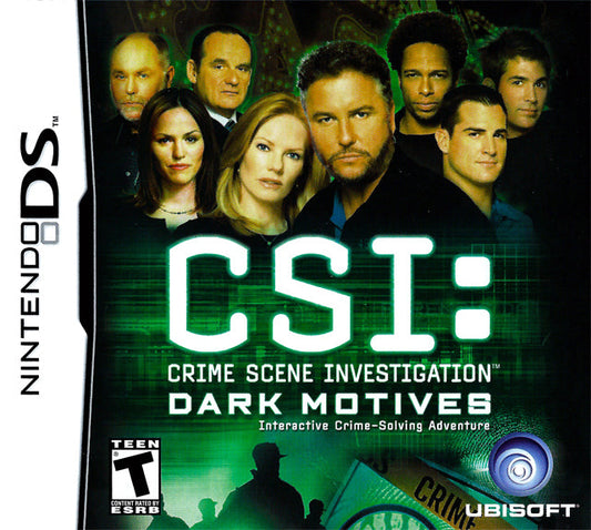 CSI: Crime Scene Investigation: Dark Motives (Nintendo DS)