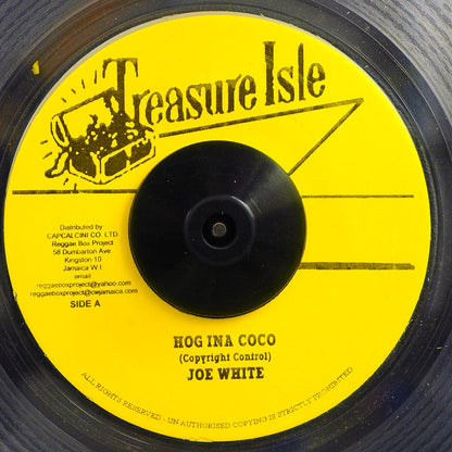 Joe White - Hog Ina Coco  /  Roland Alphonso - Sandy Gully (clear vinyl) [New Vinyl Record 7" Single]