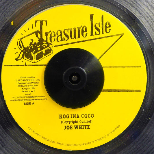 Joe White - Hog Ina Coco  /  Roland Alphonso - Sandy Gully (clear vinyl) [New Vinyl Record 7" Single]