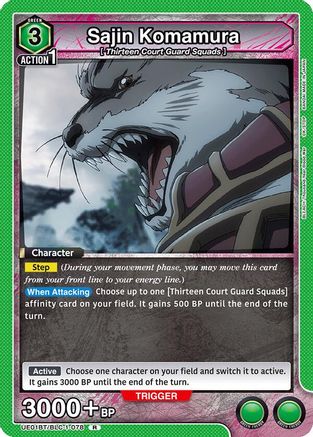 Sajin Komamura (078) (UE01BT/BLC-1-078) - UE01BT BLEACH ThousandYear Blood War Foil