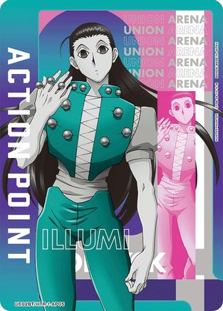 Action Point Card (AP05) (Illumi) (UE02BT/HTR-1-AP05) - UE02BT HUNTER X HUNTER