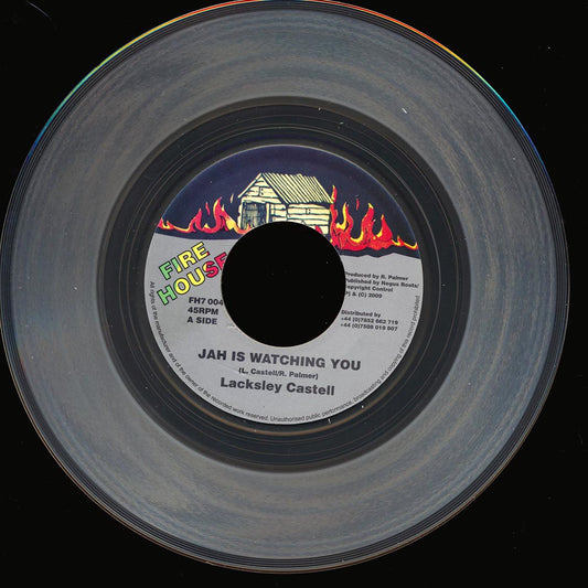 Lacksley Castell - Jah Is Watching You  /  Negus Roots Players - Lost Sheep Dub (clear vinyl) [New Vinyl Record 7" Single]