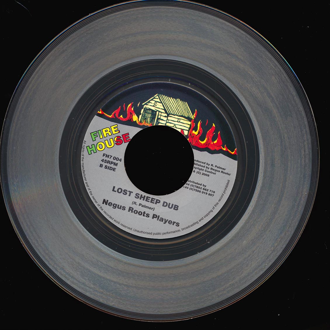 Lacksley Castell - Jah Is Watching You  /  Negus Roots Players - Lost Sheep Dub (clear vinyl) [New Vinyl Record 7" Single]