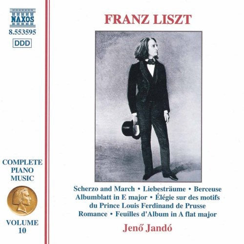 JenÅ‘ Jandó - Complete Piano Music 10 Music CD