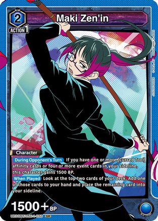 Maki Zen'in (050) (UE03BT/JJK-1-050) - UE03BT Jujutsu Kaisen Foil