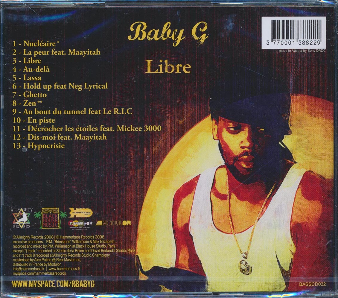 Baby G - Libre [New CD]
