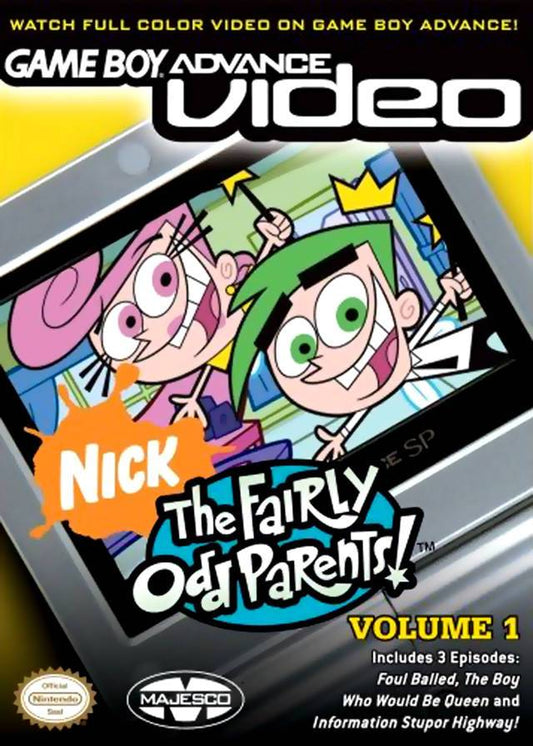 Gameboy Advance Video: The Fairly Odd Parents Vol1 (Gameboy Advance)