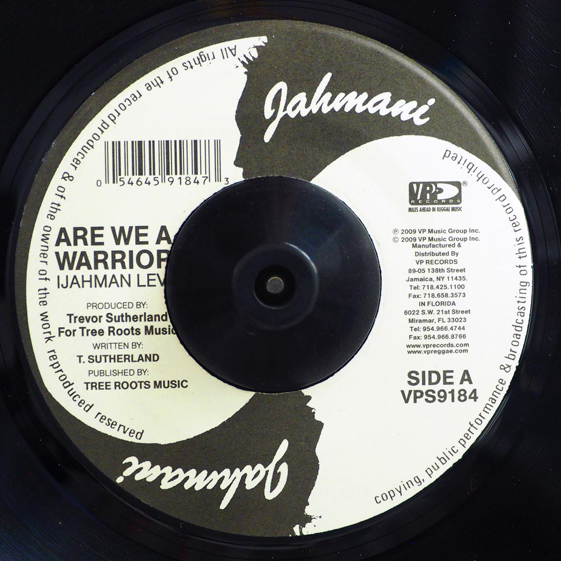 Ijahman - Are We A Warrior  /  Ijahman - I Do [New Vinyl Record 7" Single]
