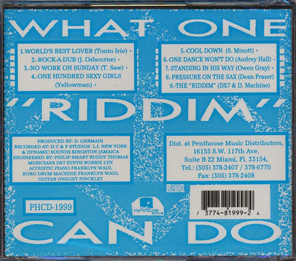 Tenor Saw, Yellowman, Johnny Osbourne, Etc. - What One Riddim Can Do ('One Dance Won't Do' Rhythm) (rhythm: "Once Dance Won't Do") [New CD]