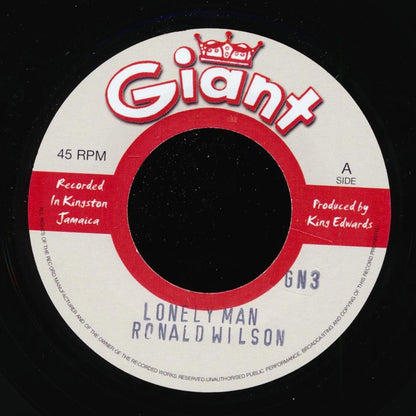 Skatalites, Ronald Wilson - Lonely Man  /  Higgs & Wilson - She's Gone (UK press) [New Vinyl 7"]