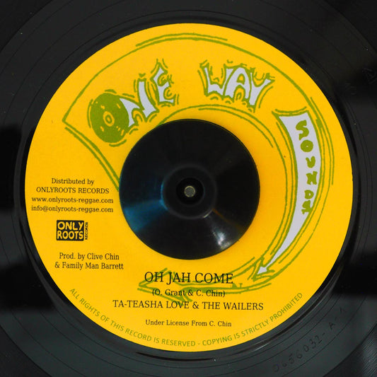 Ta Teasha Love - Oh Jah Come  /  Familyman & Wailers Band - Oh Jah Dub [New Vinyl Record 7" Single]