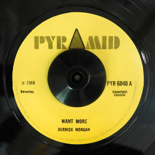 Derrick Morgan - Want More  /  Roland Alphonso - Goodnight My Love [New] [New Vinyl 7"]