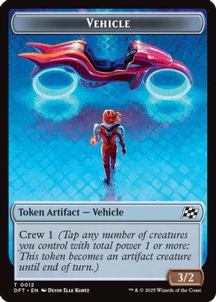 Vehicle // Pilot Double-Sided Token (DFT-12 // 1) - Aetherdrift