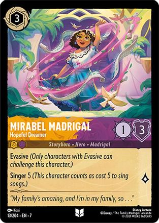 Mirabel Madrigal - Hopeful Dreamer (13/204) - Archazias Island Cold Foil
