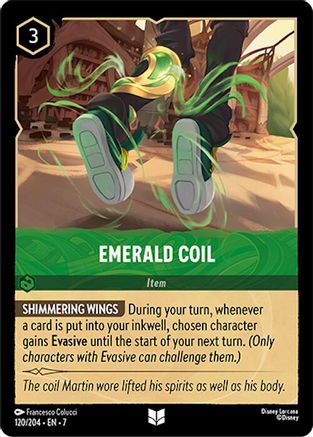 Emerald Coil (120/204) - Archazias Island Cold Foil