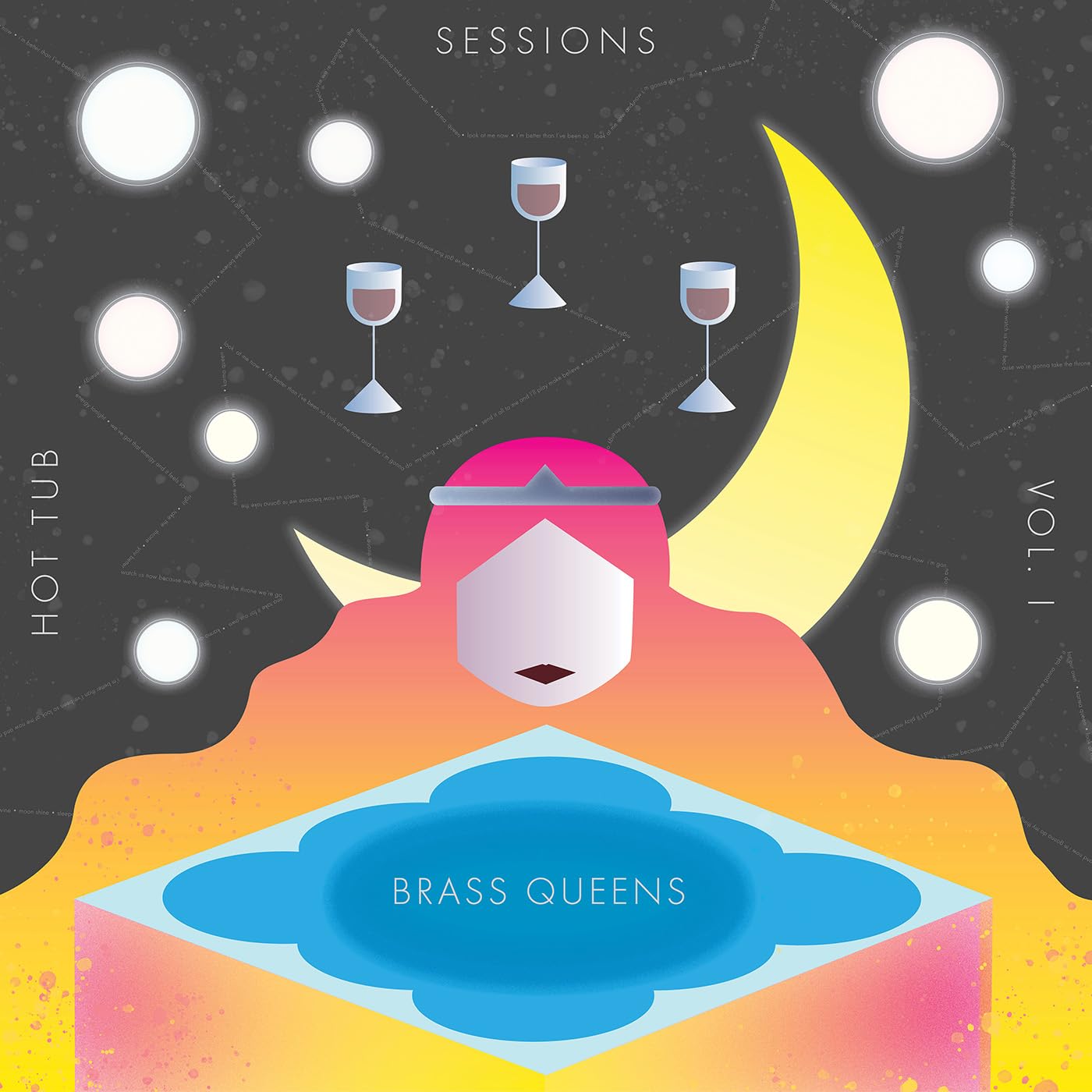 Brass Queens - Hot Tub Sessions 1 [LP] Vinyl Record