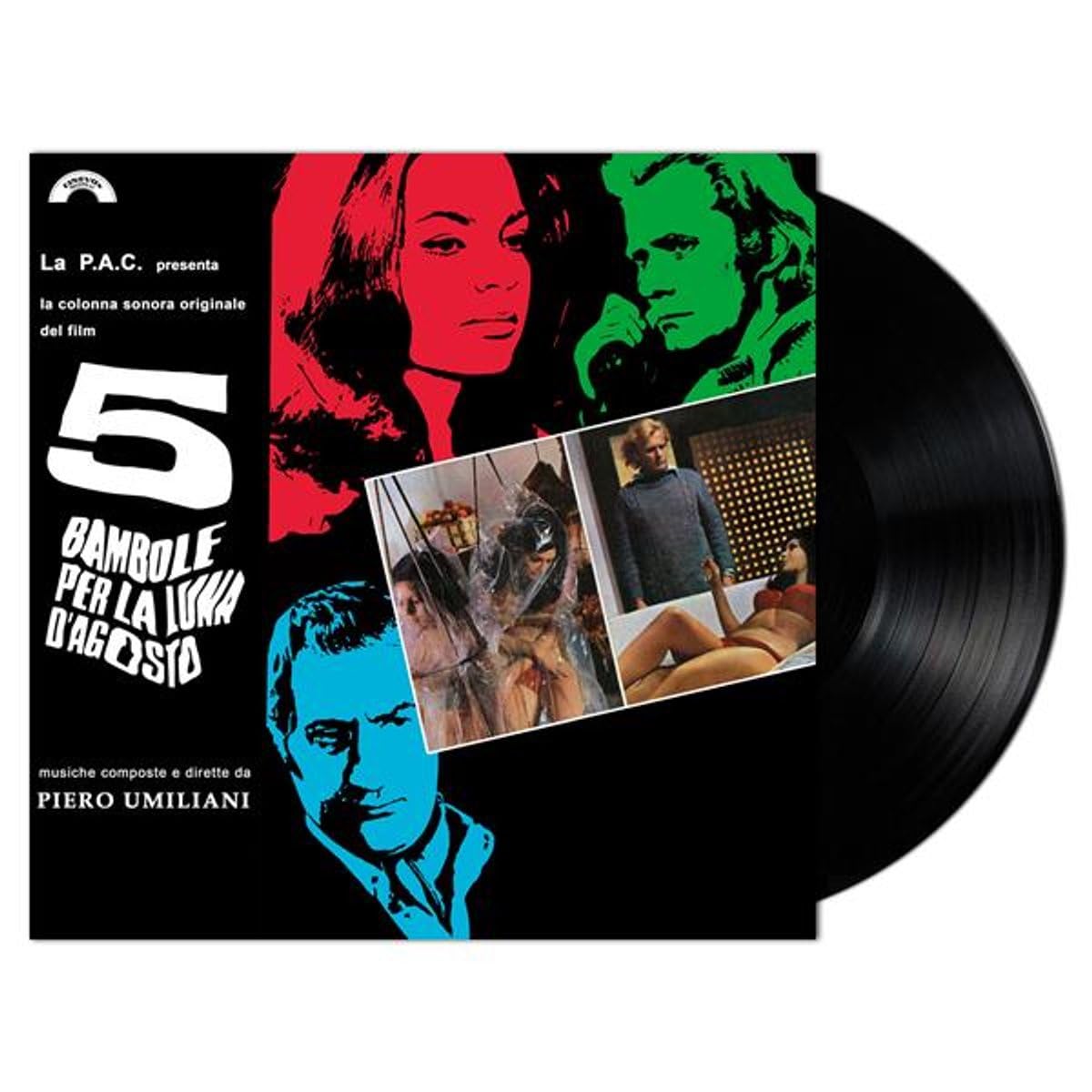 Piero Umiliani (Blk) (Ltd) (Ofgv) (Ita) - 5 Bambole Per La Luna D'agosto - O.S.T. (Blk) [LP] Vinyl Record