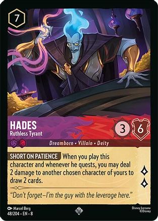Hades - Ruthless Tyrant (48/204) - Reign of Jafar