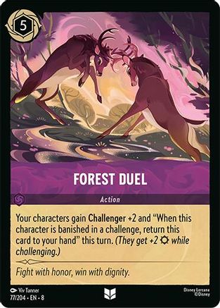 Forest Duel (77/204) - Reign of Jafar Cold Foil