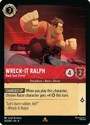 Wreck-It Ralph - Back Seat Driver (135/204) - Reign of Jafar Cold Foil