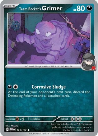 Team Rocket's Grimer 123 - SV10 Destined Rivals