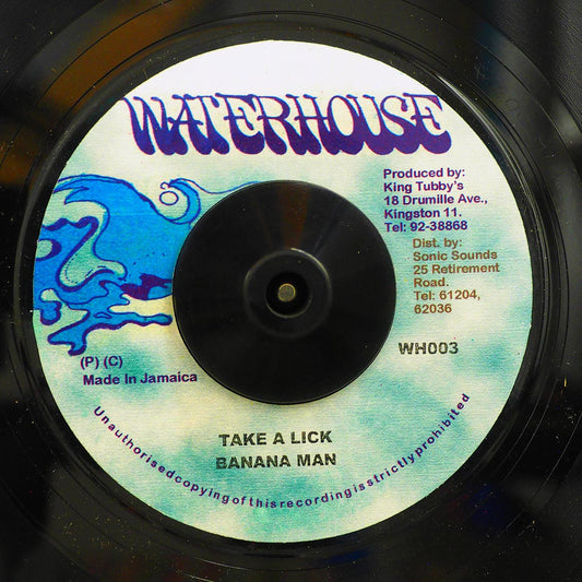 Banana Man - Take A Lick Soundboy  /  King Tubby - Version [New] [New Vinyl 7"]