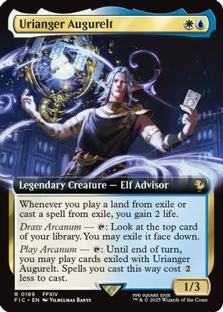 Urianger Augurelt (Extended Art) (FIC-189) - Commander: FINAL FANTASY Foil