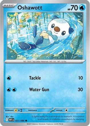 Oshawott 021/086 - SV White Flare