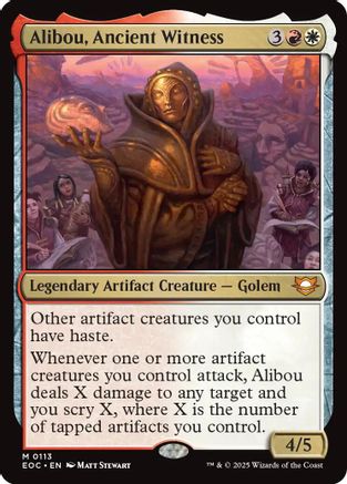 Alibou, Ancient Witness (EOC-113) - Commander: Edge of Eternities