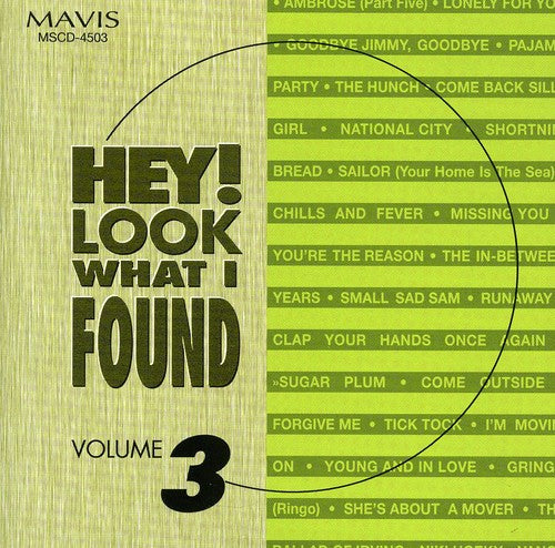 Hey! Look What I Found - Vol. 3-Hey! Look What I Found [CD]