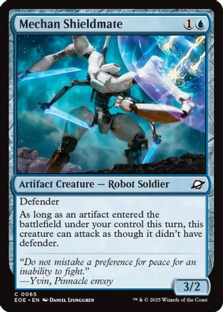 Mechan Shieldmate (EOE-065) - Edge of Eternities Foil
