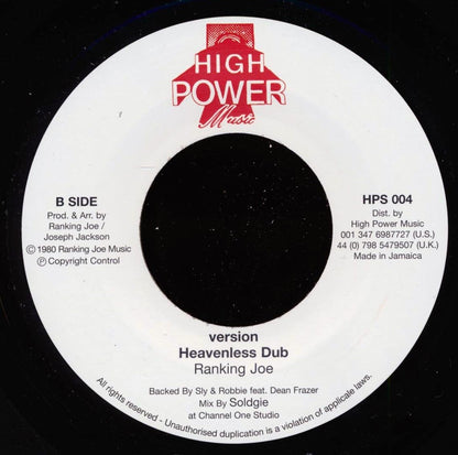 Rod Taylor - Midnight Cowboy  /  Heavenless Dub (rhythm: "Heavenless AKA Entertainment") [New Vinyl 7"]