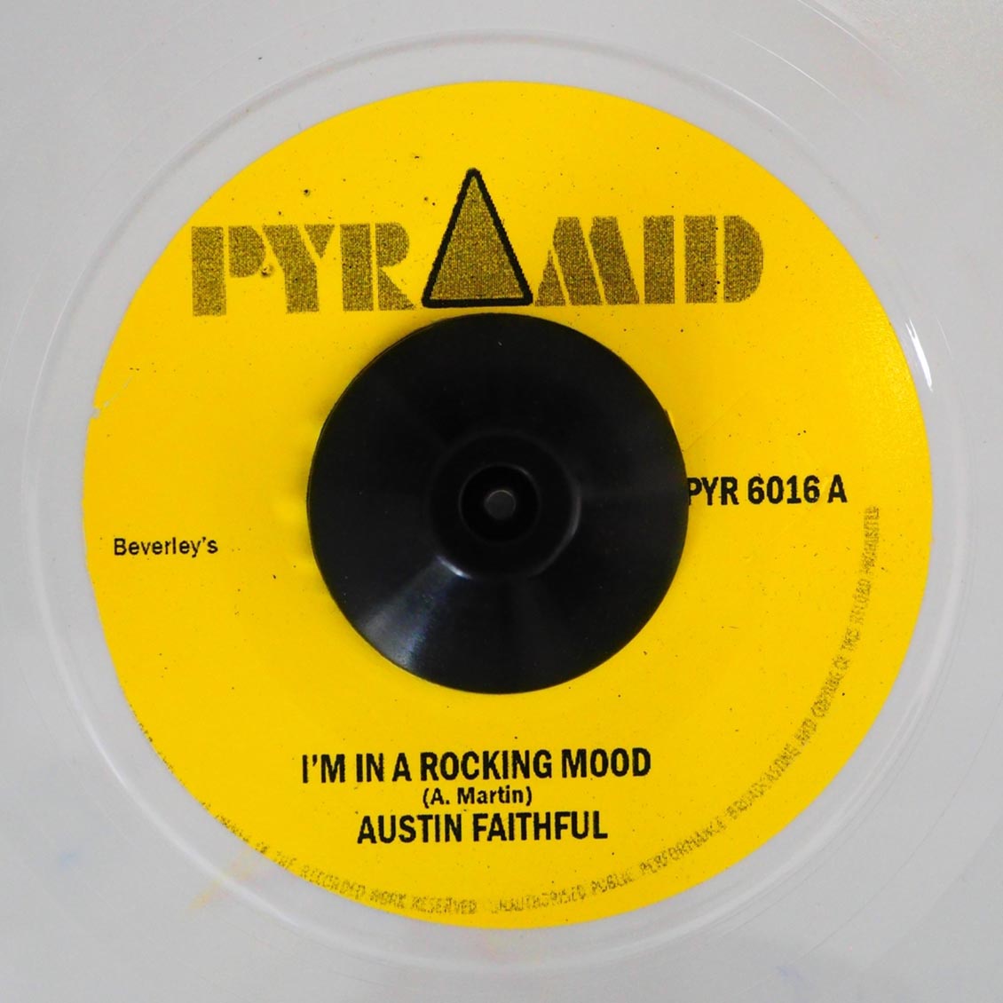 Austin Faithful - I'm In A Rocking Mood  /  Roland Alphonso - Stream Of Life (white vinyl) [New] [New Vinyl 7"]