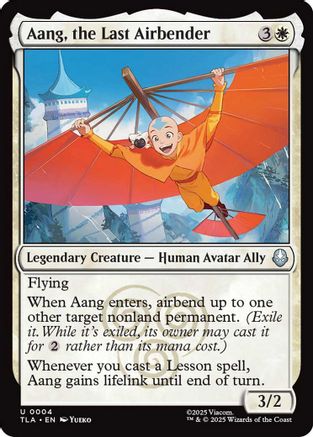 Aang, the Last Airbender (TLA-004) - Avatar: The Last Airbender
