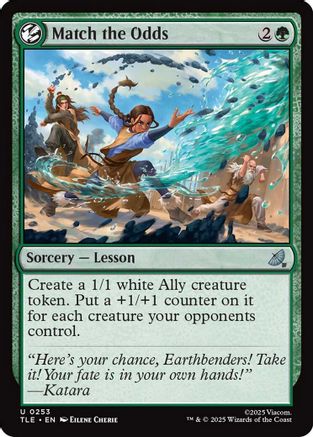 Match the Odds (TLE-253) - Avatar: The Last Airbender: Eternal-Legal
