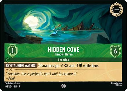 Hidden Cove - Tranquil Haven (102/204) - Fabled Cold Foil