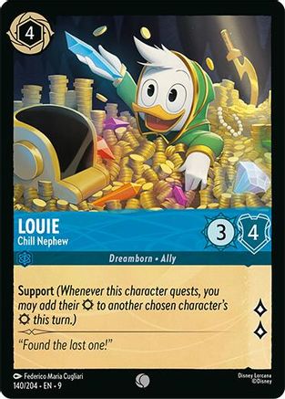 Louie - Chill Nephew (140/204) - Fabled Cold Foil