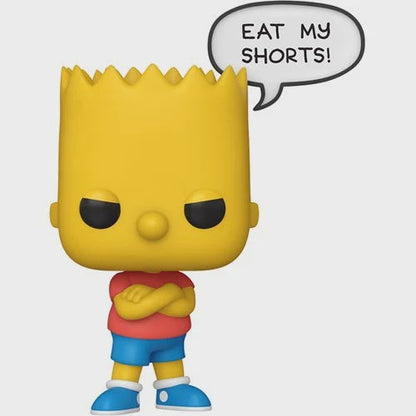 The Simpsons Bart Pop Saying Funko Pop Vinyl Figure 1742   Specialty Series