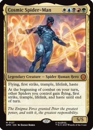 Cosmic Spider-Man (SPM-127) - Marvel's Spider-Man Foil