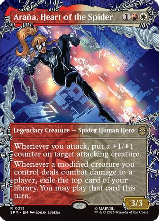 AraÃ±a, Heart of the Spider (Borderless) (SPM-213) - Marvel's Spider-Man