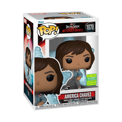 America Chavez #1070 2022 Summer Convention Limited Edition Funko Pop! Marvel Doctor Strange Multiverse of Madness
