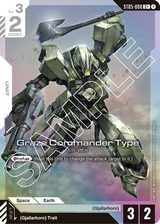 Graze Commander Type (C+) (ST05-008) - Starter Deck 05 Iron Bloom Holofoil